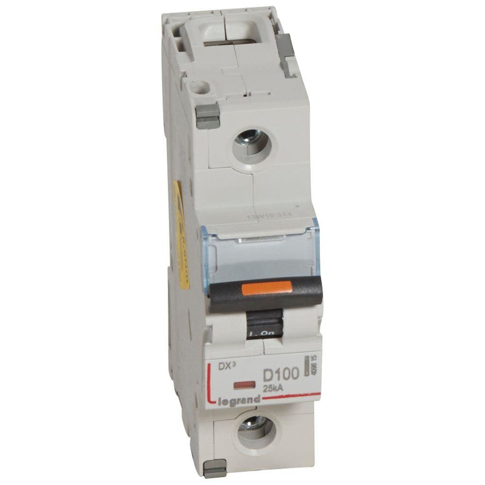 LEGRAND - Magnetotérmico DX³ 25kA - 1P - 230/400V~ - 100A - curva D