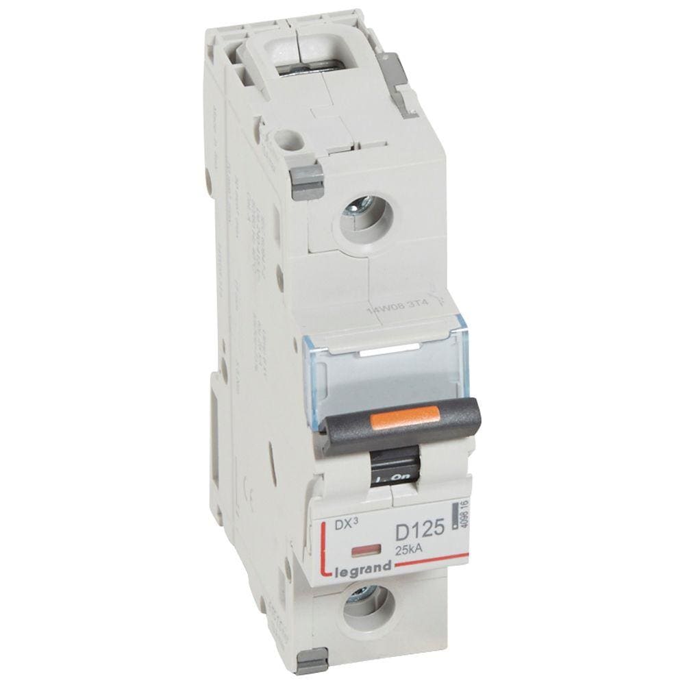 LEGRAND - Magnetotérmico DX³ 25kA - 1P - 230/400V~ - 125A - curva D