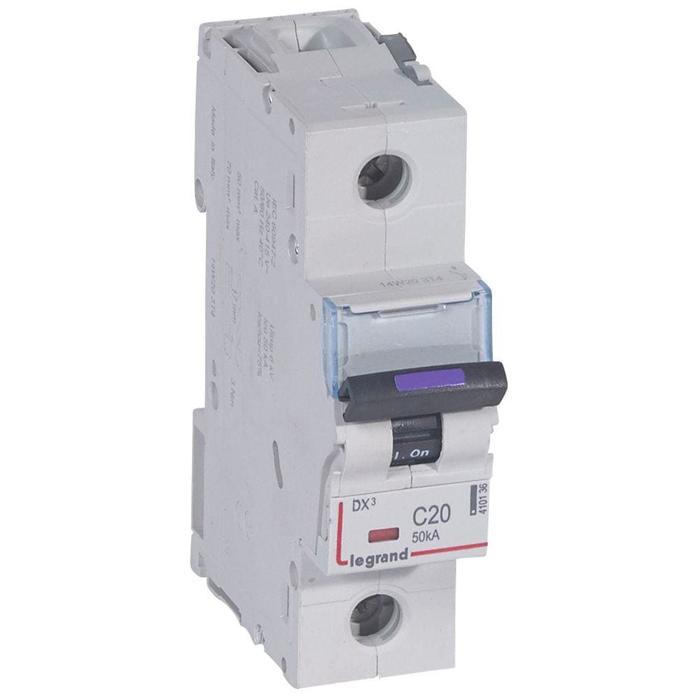 LEGRAND - Magnetotérmico DX³ 36kA - 4P - 400V~ - 25A - curva C