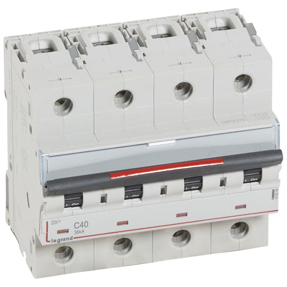 LEGRAND - Magnetotérmico DX³ 36kA - 4P - 400V~ - 40A - curva C