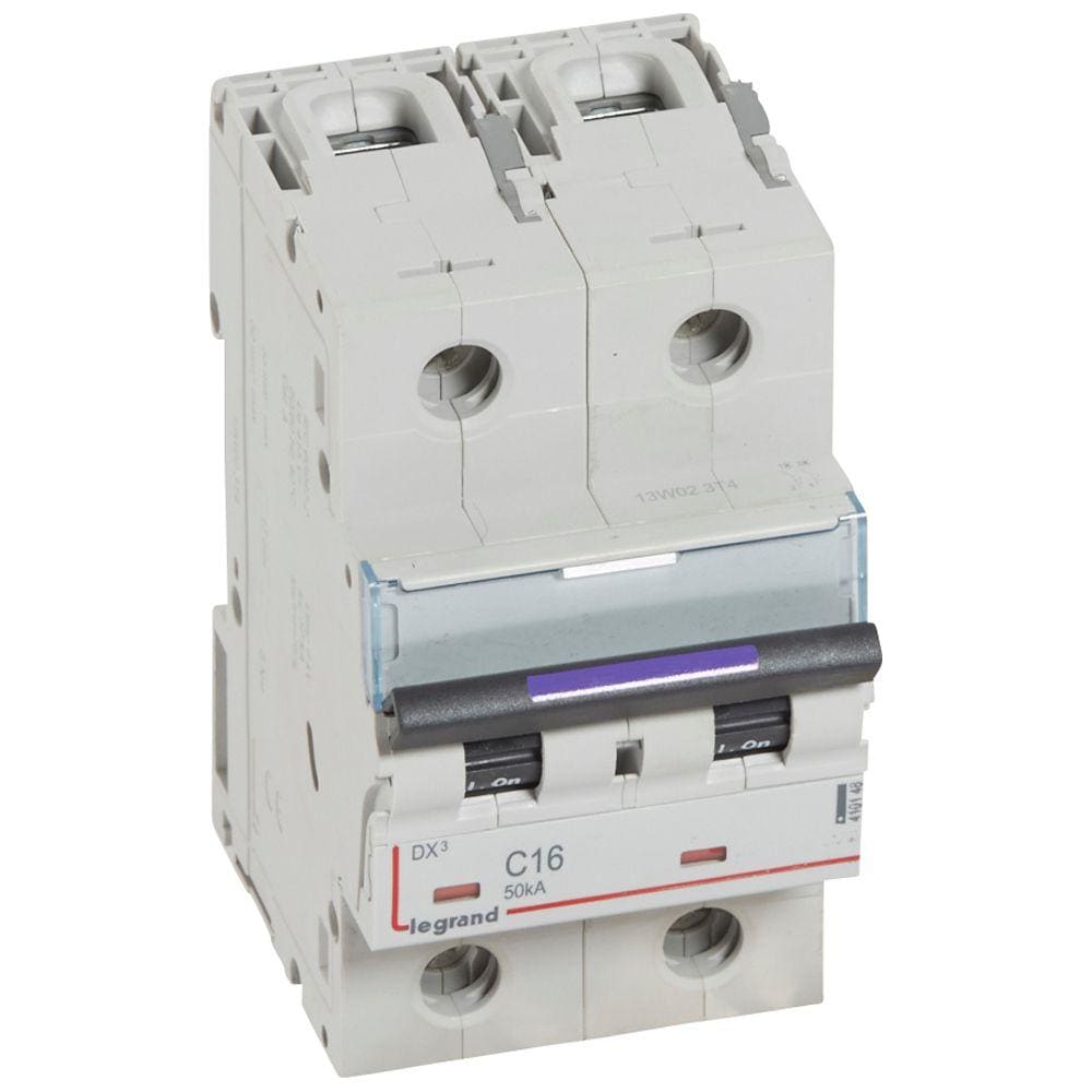 LEGRAND - Magnetotérmico DX³ 50kA - 2P - 230/400V~ - 16A - curva C