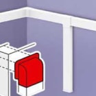 LEGRAND - Pasamuros acodado para canal FLUIDQUINT 60x100 - Color blanco