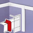 LEGRAND - Pasamuros recto para canal FLUIDQUINT 60x100 - Color blanco