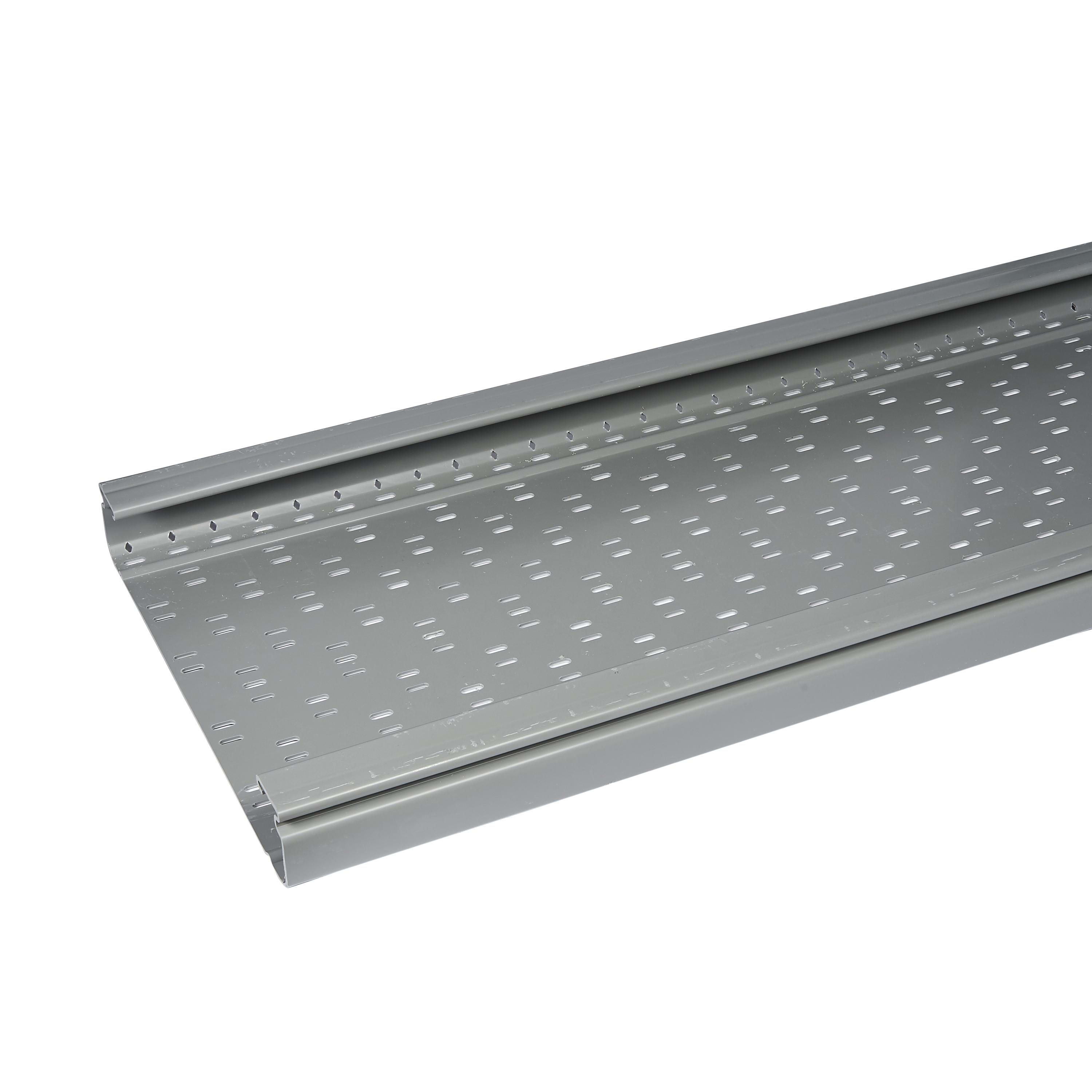 LEGRAND - Bandeja portacables OMEGA - 600x100 - Perforada - 3 mt - Gris RAL7030
