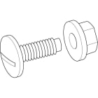 LEGRAND - Tornillo PVC para bandejas y accesorios -M8x20mm
