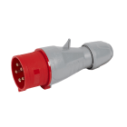 LEGRAND - Clavija aérea P17 PRO. 3P+N+T, 32A, 380/415 V~, IP44. Color rojo