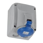 LEGRAND - Base mural de superficie P17 PRO. 2P+T, 32A, 200/250 V~, IP44. Color azul