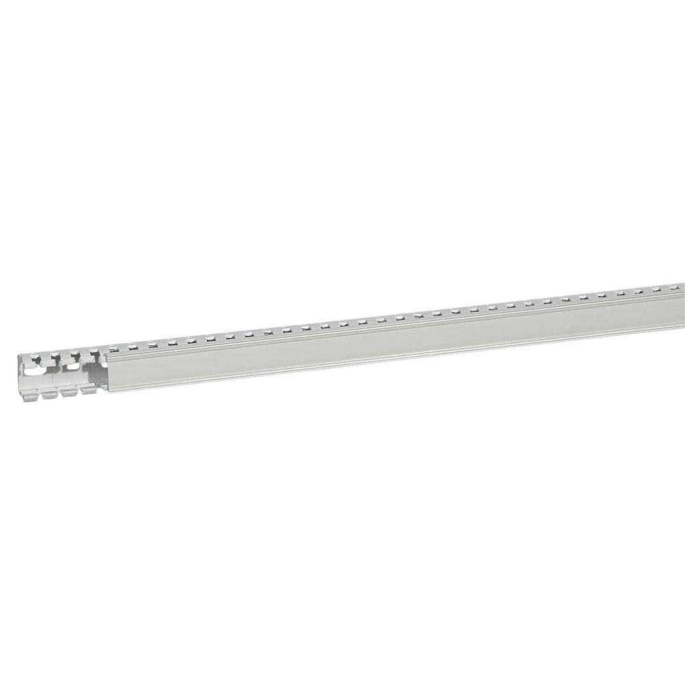 LEGRAND - Canal para cuadros de paredes perforadas - 25x25mm - gris claro sin halógenos
