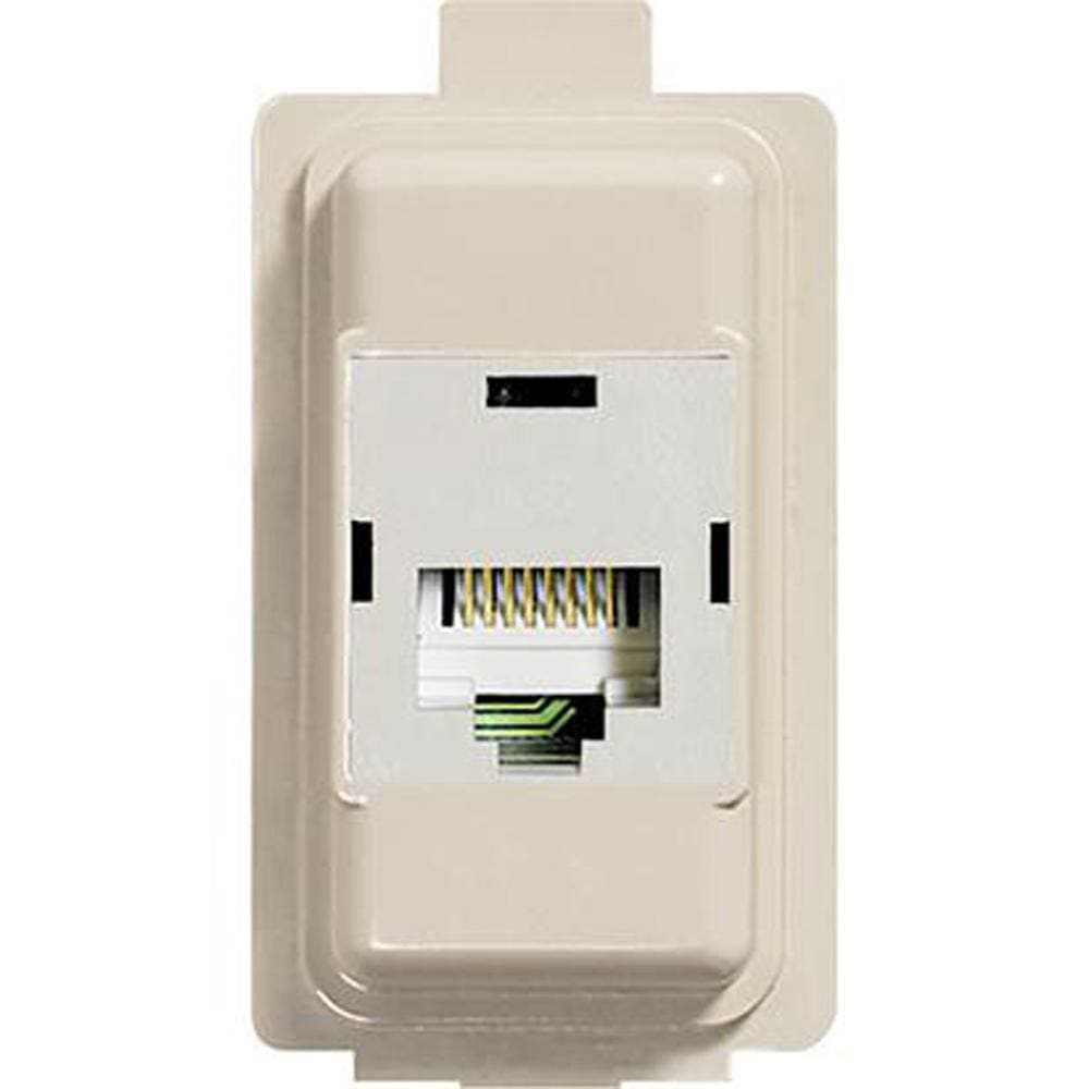BTICINO - Base RJ45 Magic - Cat. 6 - STP - 1 módulo - Blanco