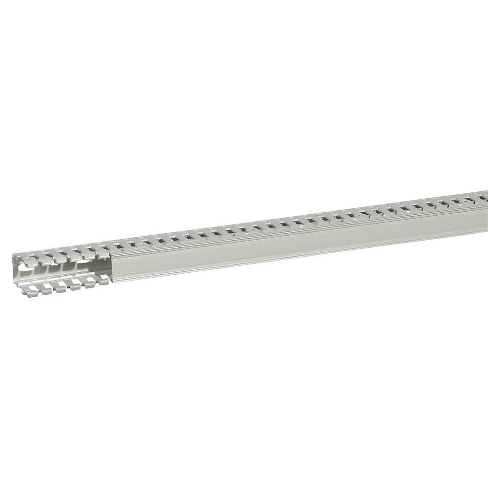 LEGRAND - Canal para cuadros de paredes perforadas - 25x40mm - gris claro sin halógenos