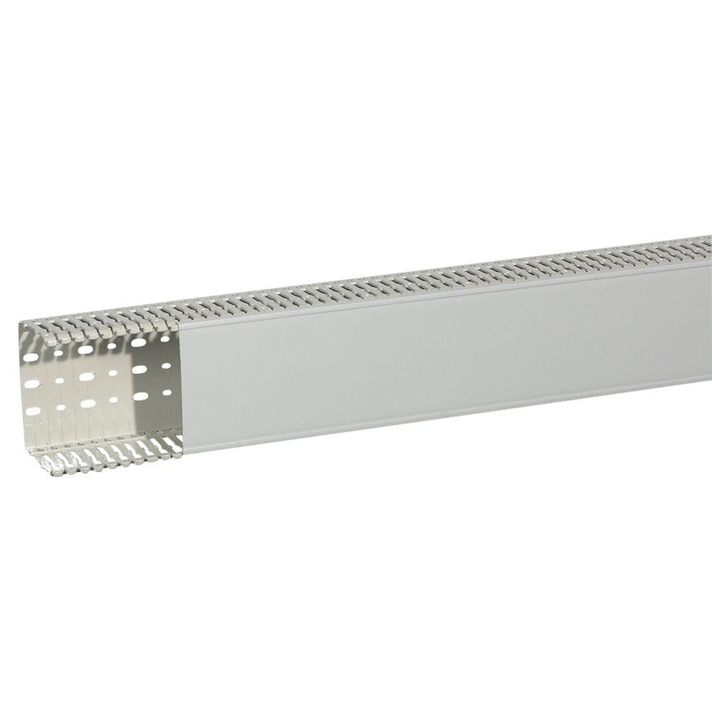 LEGRAND - Canal para cuadros de paredes perforadas - 120x80mm - gris claro sin halógenos