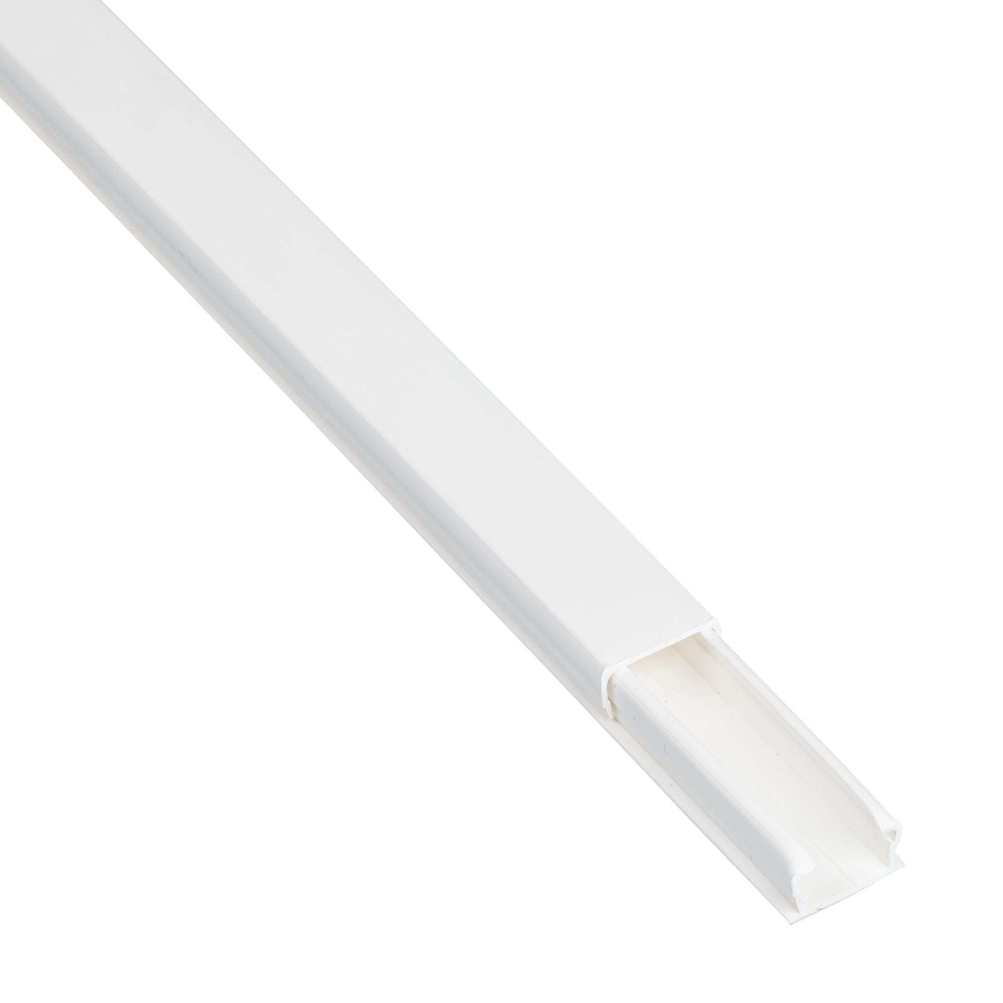 LEGRAND - Microcanal DLPlus 10x16 - 1 comp. - base adhesiva - L. 2m - Blanco