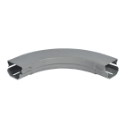 LEGRAND - Ángulo plano con tapa OMEGA - 75x50- Gris RAL 7030