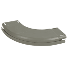 LEGRAND - Ángulo plano con tapa OMEGA - 150x50- Gris RAL 7030
