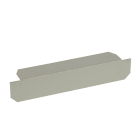 LEGRAND - Tapa final con tapa OMEGA - 300x50- Gris RAL 7030