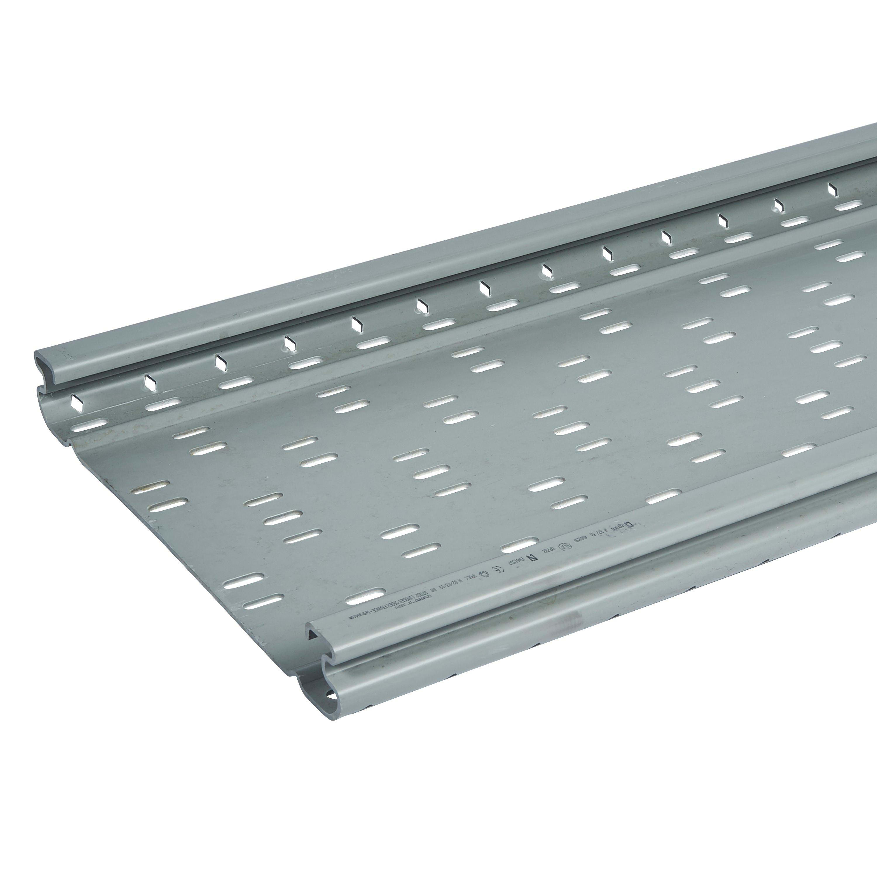 LEGRAND - Bandeja portacables OMEGA - 400x50 - Lisa - 3 mt - Gris RAL7030