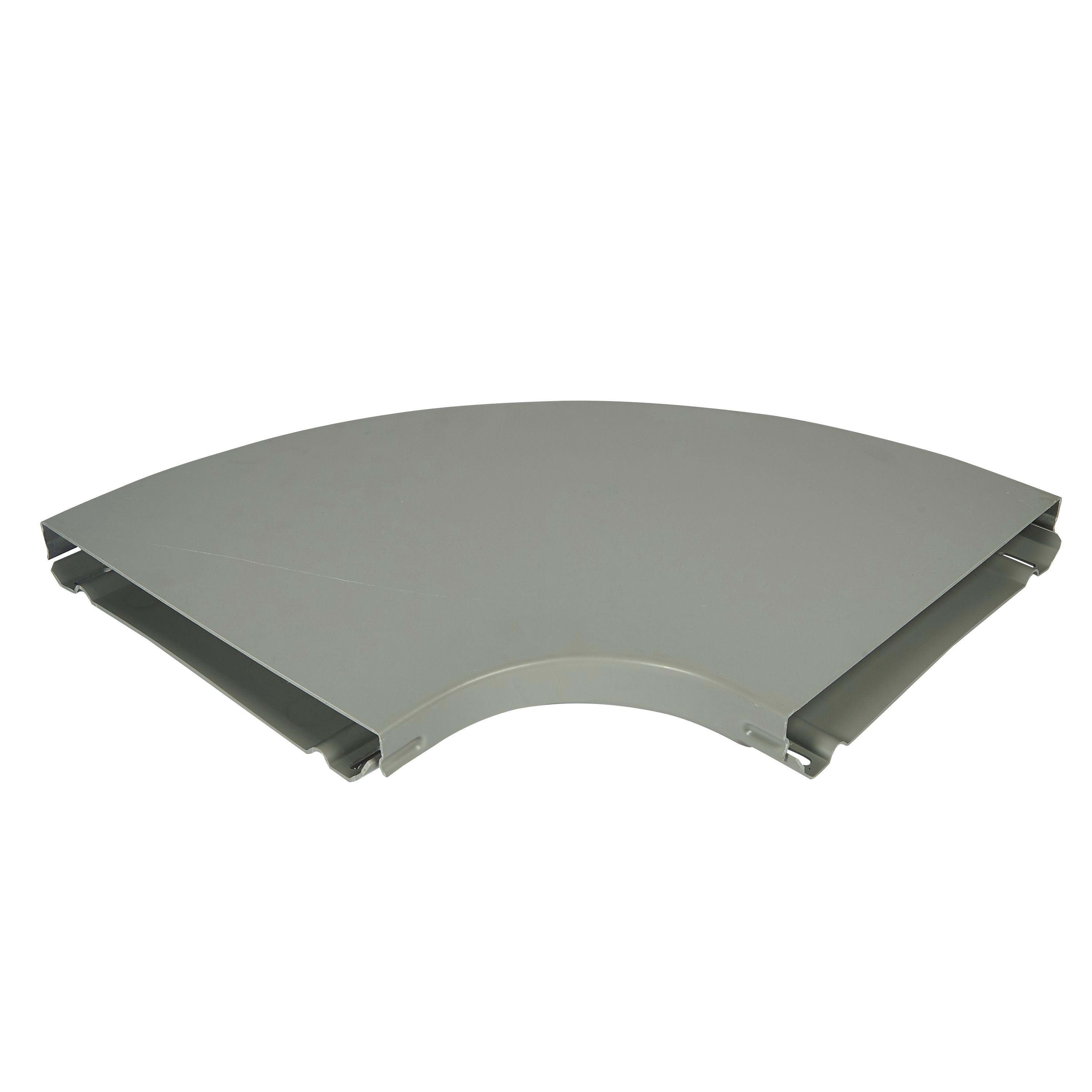 LEGRAND - Ángulo plano con tapa OMEGA - 400x50- Gris RAL 7030