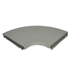 LEGRAND - Ángulo plano con tapa OMEGA - 400x50- Gris RAL 7030