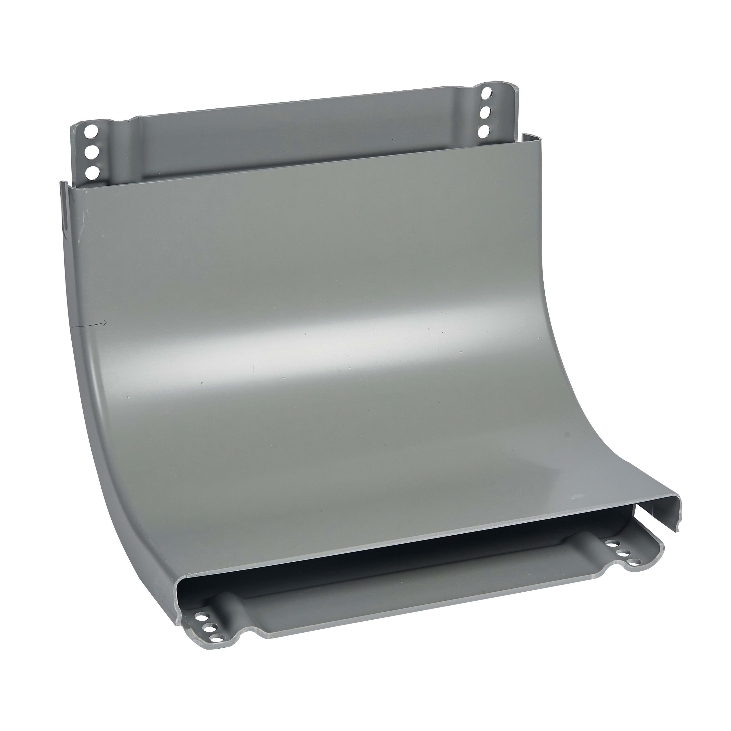 LEGRAND - Ángulo cóncavo con tapa OMEGA - 400x50- Gris RAL 7030