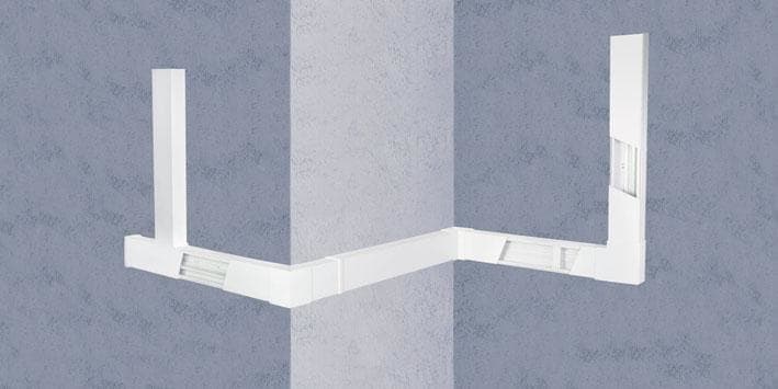 LEGRAND - Canal de distribución EUROQUINT 40x110 - 1 compartimento - 2 mts - Blanco