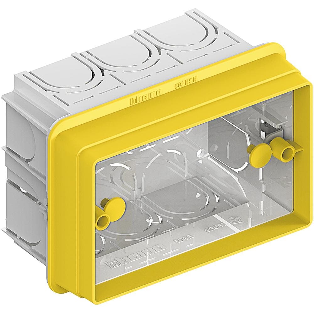 BTICINO - Box o caja de extensión Livinglight AIR para caja ref.506E. 6 módulos