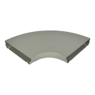 LEGRAND - Ángulo plano con tapa OMEGA - 400x75- Gris RAL 7030