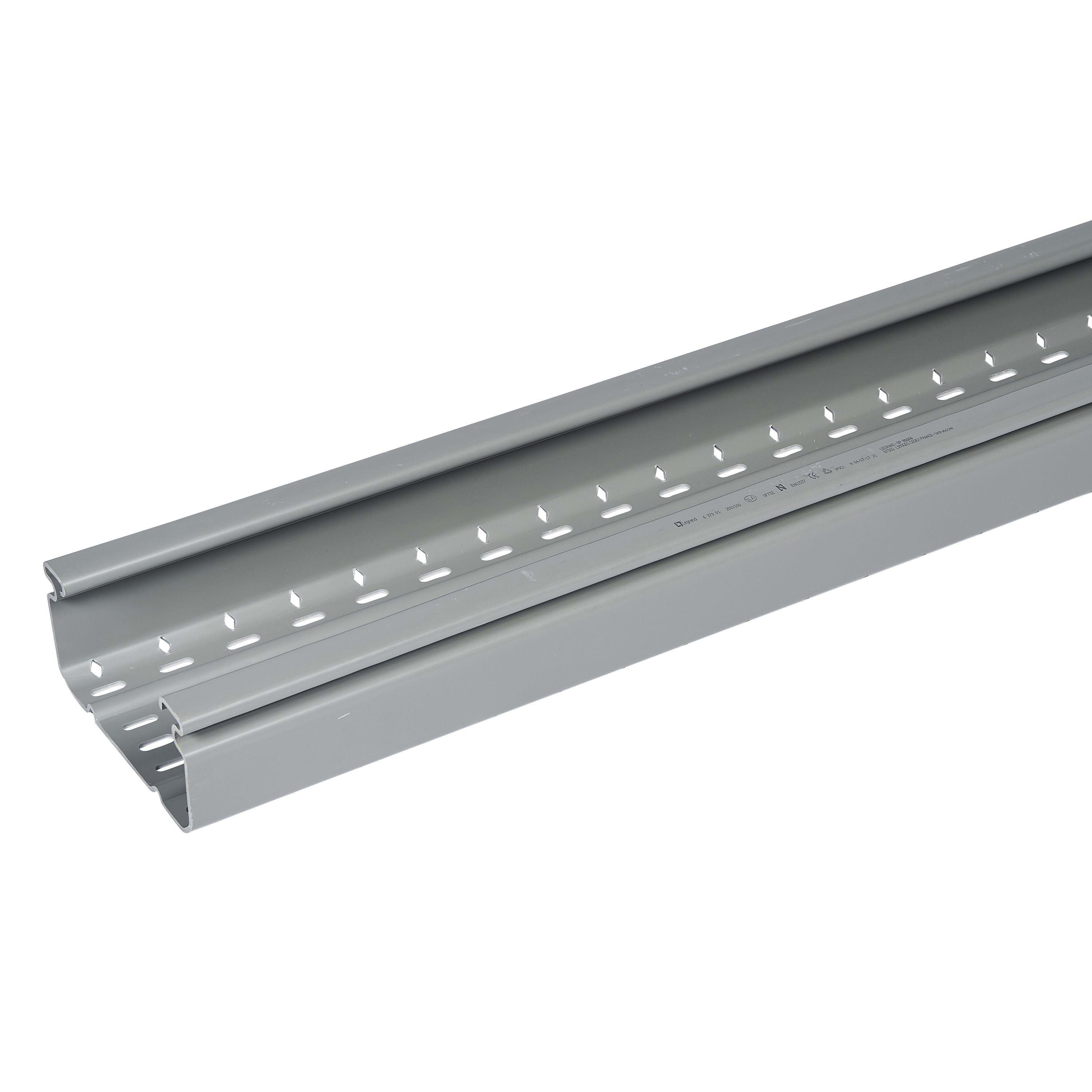 LEGRAND - Bandeja portacables OMEGA - 200x100 - Perforada - 3 mt - Gris RAL7030