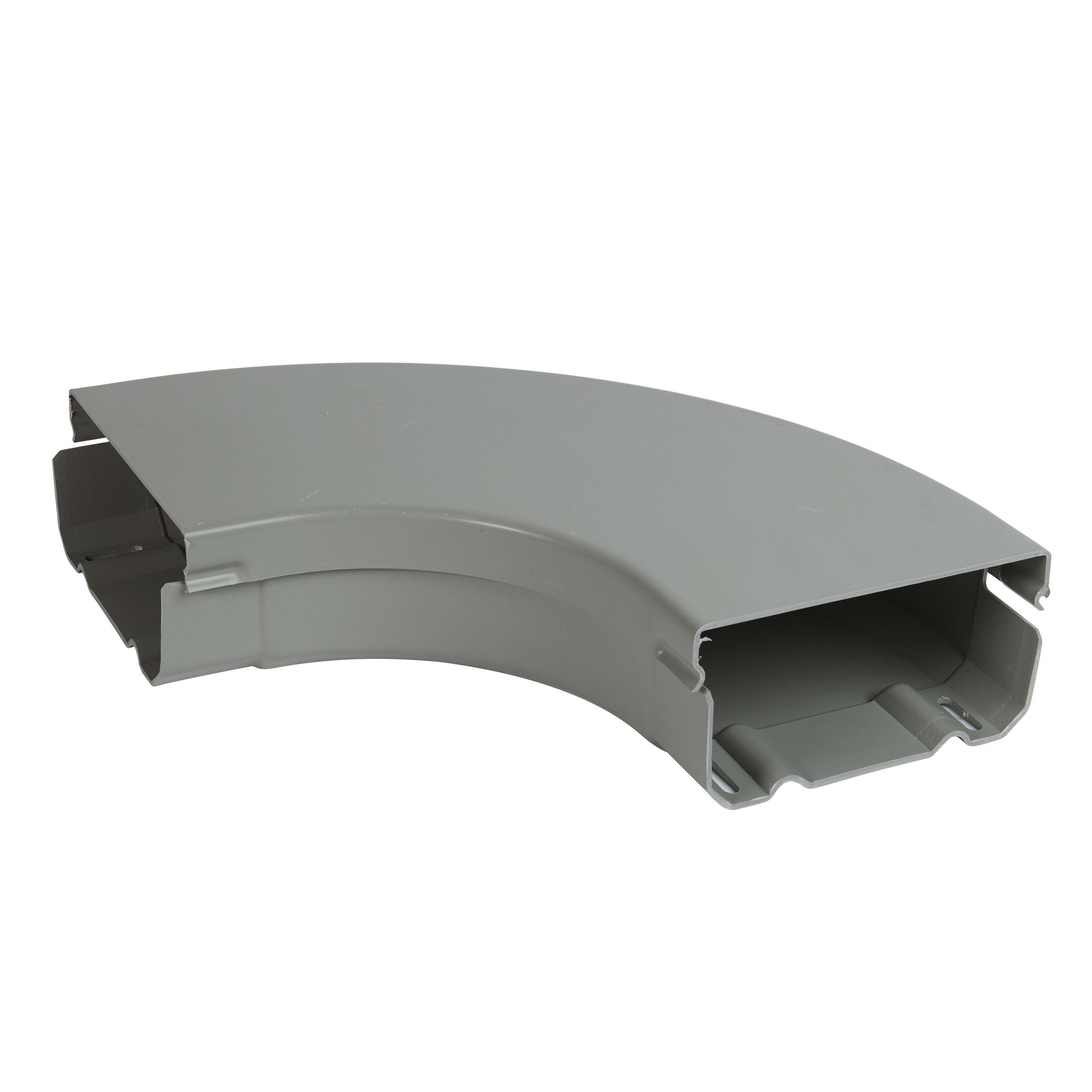 LEGRAND - Ángulo plano con tapa OMEGA - 200x100- Gris RAL 7030