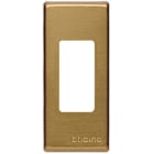 BTICINO - Placa embellecedora Magic de color Bronce de 1 módulo perfilería