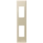 BTICINO - Placa embellecedora Magic de color oxidal de 1 + 1 módulo perfilería