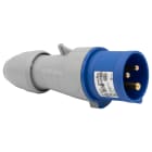 LEGRAND - Clavija aérea P17 PRO. 2P+T, 16A, 200/250 V~, IP44. Color azul
