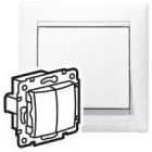 LEGRAND - Interruptor Valena - doble - unipolar - 10 AX - 250V~ - Blanco
