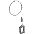 ZUCCHINI - Brida fijación LBA + cable acero 3m