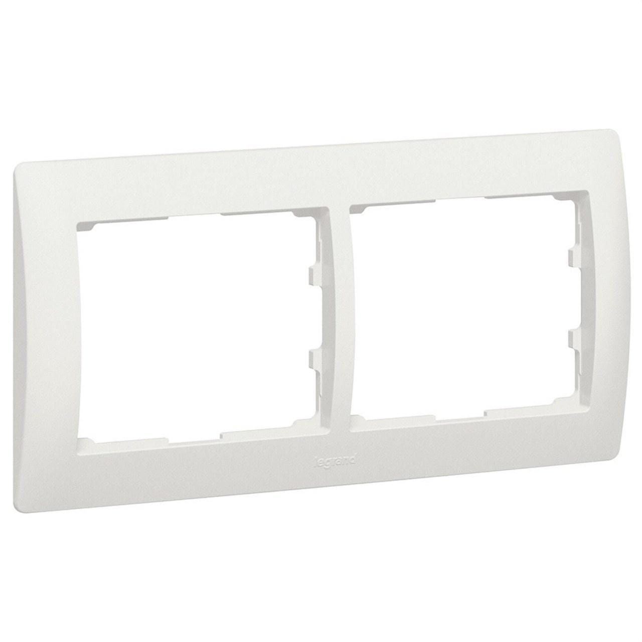 LEGRAND - Marco 2 elementos horizontal armonía GALEA nácar