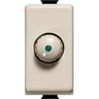 BTICINO - Regulador rotativo con conmutador Màtix - 60/500W RL - 1 módulo - Marfil