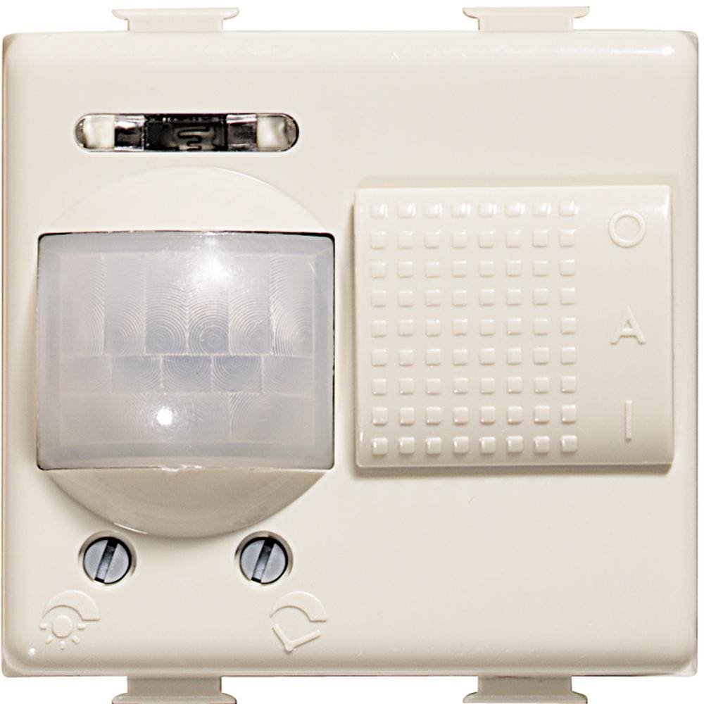 BTICINO - Detector de 3 hilos con neutro con exclusión Màtix - 2 módulos - Marfil