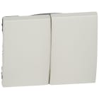 LEGRAND - Tecla nácar para doble interruptor conmutador GALEA