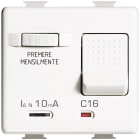 BTICINO - Interruptor automático magnetotérmico + diferencial Màtix - 16A - 2 módulos - Blanco