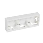 LEGRAND - Caja de instalación en superficie Valena de color blanco - 3 elementos