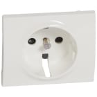 LEGRAND - Tapa para toma 2P + TT lateral obturador protección GALEA blanco
