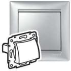 LEGRAND - Salida para cables Valena - Aluminio brillante