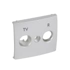 LEGRAND - Frontal de acabado universal Valena TV-R - para bases de televisión estándar de mercado - Aluminio
