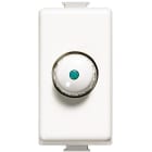 BTICINO - Regulador rotativo con conmutador Màtix - 60/500W RL - 1 módulo - Blanco