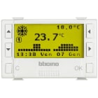 BTICINO - Termostato electrónico programable con 6 programas Màtix - 2 módulos - Blanco