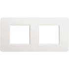 BTICINO - Placa embellecedora Màtix de color Blanco - 2 x 2 módulos