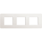 BTICINO - Placa embellecedora Màtix de color Blanco - 2 x 3 módulos