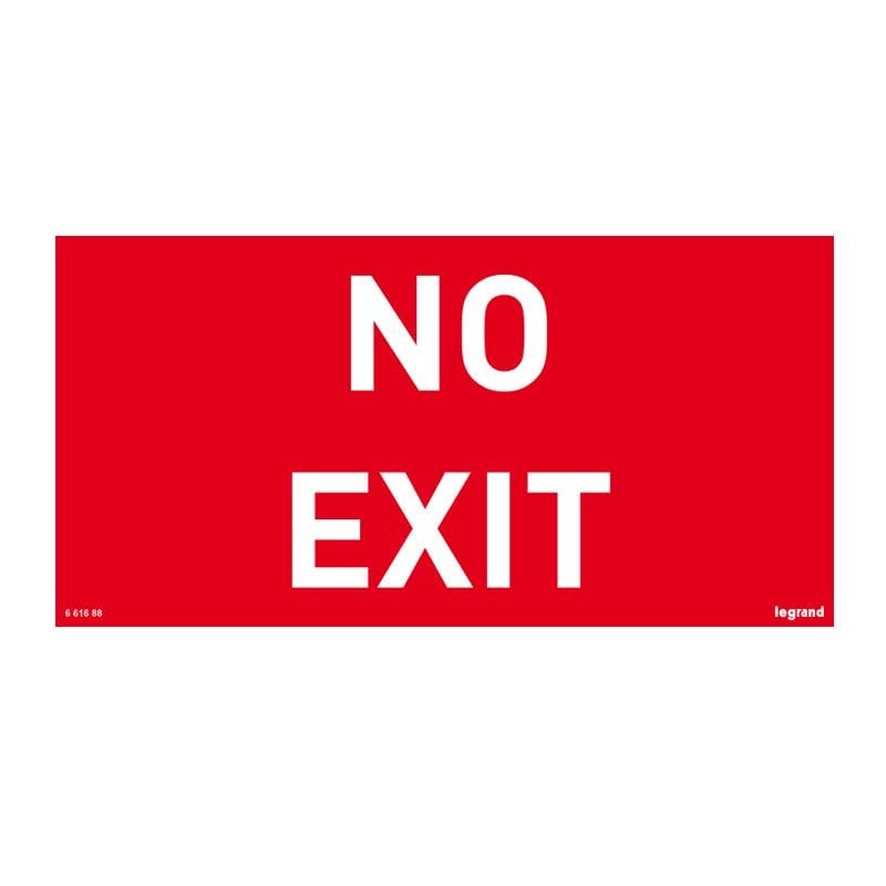 LEGRAND - Etiqueta de señalización NO EXIT