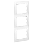 LEGRAND - Marco 3 elementos vertical armonía GALEA blanco