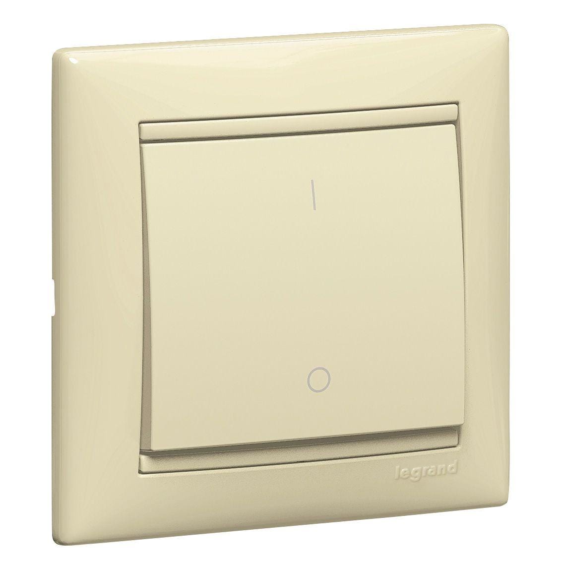 LEGRAND - Interruptor Valena - bipolar - 16 AX - 250V~ - Marfil