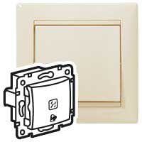 LEGRAND - Pulsador Valena - luminoso con símbolo de campana - 10A - 250V~ - Marfil